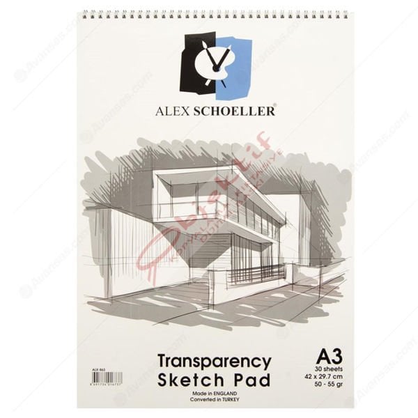 Alex Schoeller Aydınger Defter Eskiz Spiralli 30 YP A3 50/55 GR ALx-863