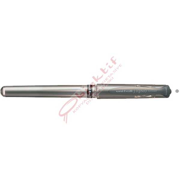 Uni-Ball Roller Kalem Signo Broad Jel Bilye Uç Davetiye 1.0 MM Gümüş UM-153