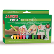 Alpino Mum Pastel Boya Crea Textil Wax 12 Lİ Px-01