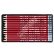 Cretacolor Cleos FineArt Graphite Pencils Metal Kutu 12 Pcs (Dereceli Çizim ve Grafit Kalemi) 160 52