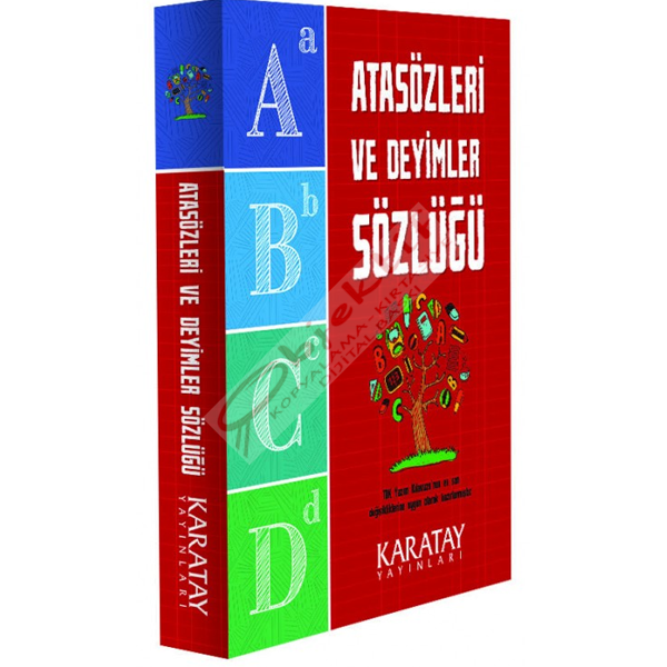 4E Sözlük Büyük Atasözleri Ve Deyimler Karton Kapak Karatay Yayınevi