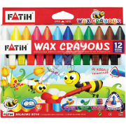Fatih Mum Pastel Boya Wax Crayon Jumbo 12 Renk 50220