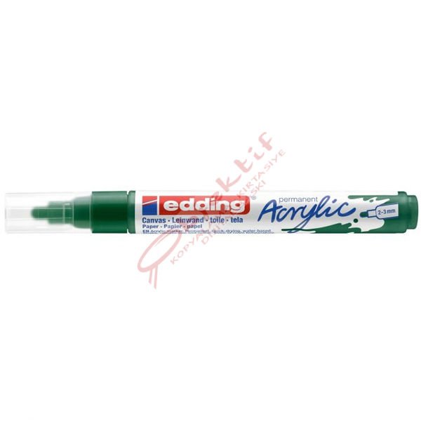 Edding Markör Akrilik Orta Uçlu 2-3 MM Yosun Yeşili 904 5100