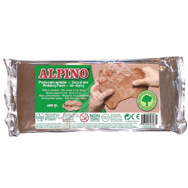 Alpino Seramik Hamuru 250 GR Kahverengi DP010105