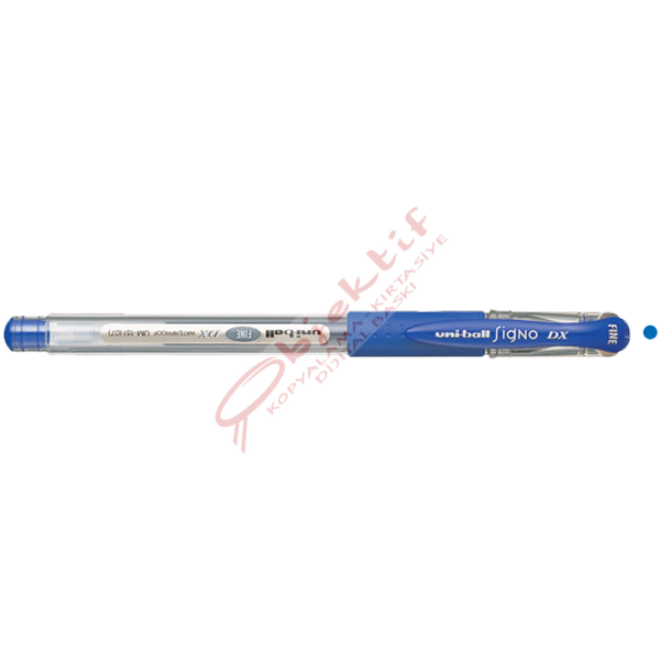 Uni-Ball Roller Kalem Signo Dx Fine Jel Bilye Uç 0.7 MM Mavi UM-151