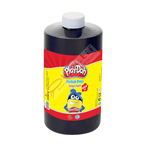 Play-Doh Parmak Boyası Tüp 1000 ML Siyah PLAY-PR025