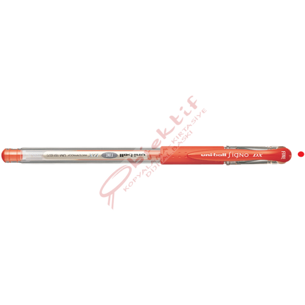 Uni-Ball Roller Kalem Signo Dx Fine Jel Bilye Uç 0.7 MM Kırmızı UM-151