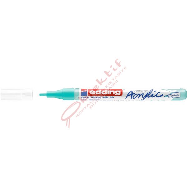 Edding Markör Akrilik İnce Uçlu 1-2 MM Parlak Turkuaz 934 5300
