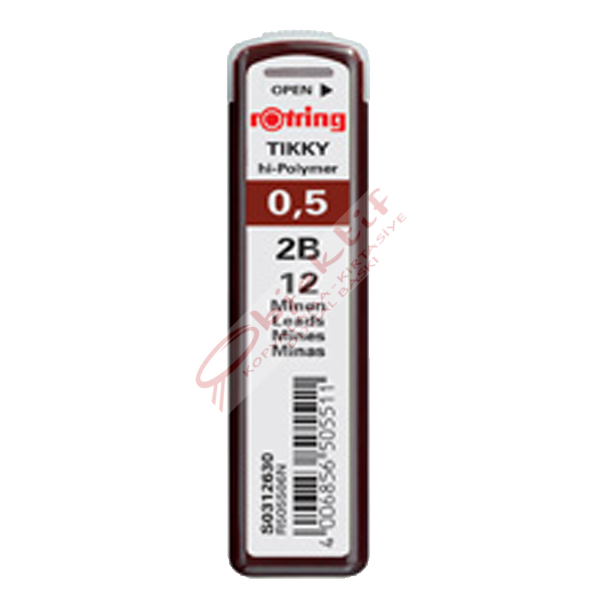 Rotring Min Hi-Polymer 2B 0.5 MM S0312630