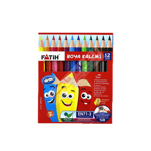 Fatih Kuru Boya Yarım Boy 12 Lİ 33012