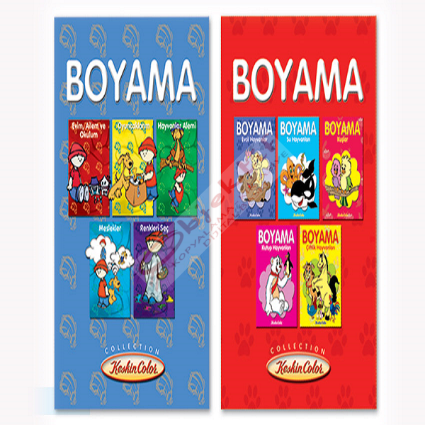 Keskin Color Boyama Kitap 20x28 Ciltli Karışık