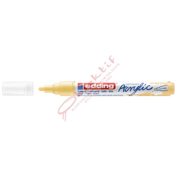 Edding Markör Akrilik Orta Uçlu 2-3 MM Pastel Sarı 915 5100