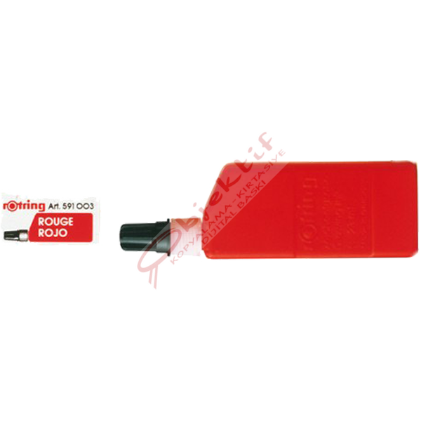 Rotring Rapido Mürekkebi Isograph 23 ML Kırmızı S0216040