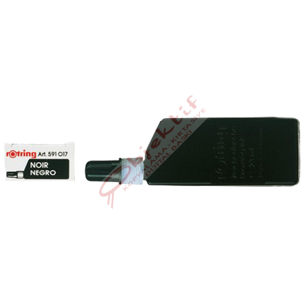 Rotring Rapido Mürekkebi Isograph 23 ML Siyah S0194660