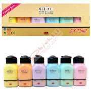 Artdeco Akrilik Boya 6x75 ML Set Pastel Renkler LV-Y-070I-AS2