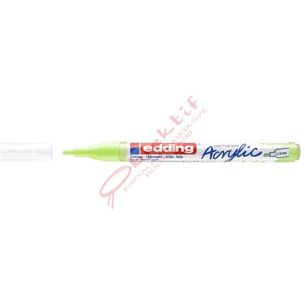 Edding Markör Akrilik İnce Uçlu 1-2 MM Pastel Yeşil 917 5300