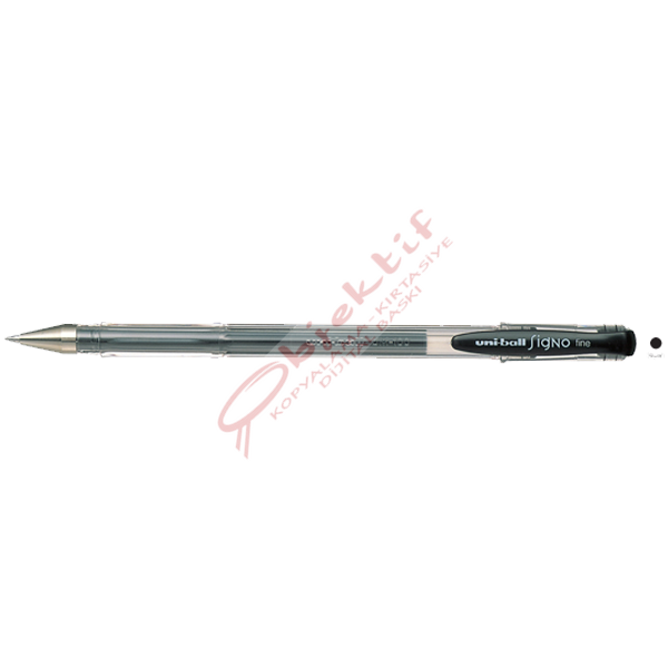 Uni-Ball Roller Kalem Signo Fine Jel Bilye Uç 0.7 MM Siyah UM-100