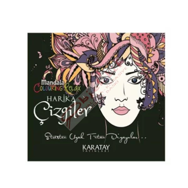 4E Boyama Kitabı Harika Çizgiler Mandala Karatay