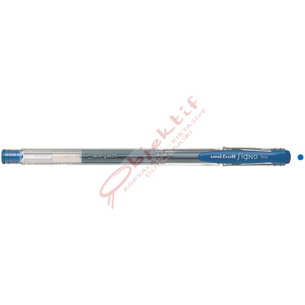 Uni-Ball Roller Kalem Signo Fine Jel Bilye Uç 0.7 MM Mavi UM-100