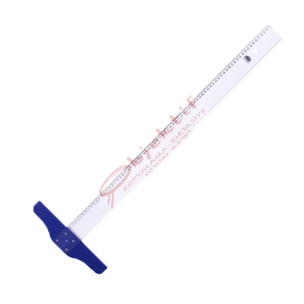 Hatas T Cetvel Mika Tekniker Plastik 75 CM 1030