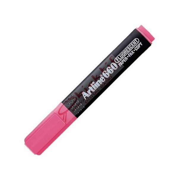 Artline Fosforlu Kalem Kesik Uç 1,0-4,0 MM Pastel Pink 660