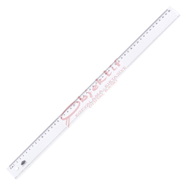 Hatas Standart Cetvel Plastik Geniş Şeffaf 50 CM 0170