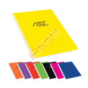 Keskin Color Spiralli Defter Free Plastik Kapak Çizgili 120 YP A4 320451-99