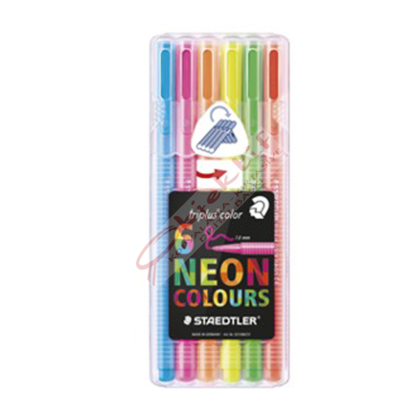 Staedtler Keçeli Boya Kalemi Triplus Color Üçgen 6 LI 323 SB6CS1