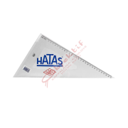 Hatas Öğrenci Gönyesi 60 Derece Plastik 32 CM 0790