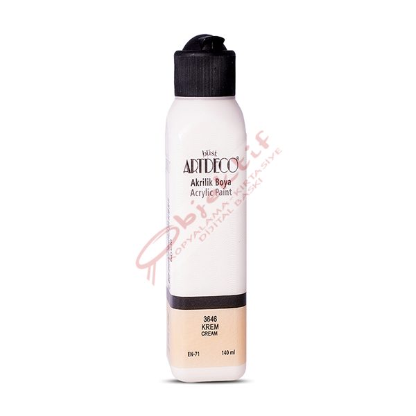 Artdeco Akrilik Boya 140 ML Krem 070R-3646