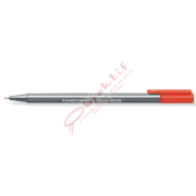 Staedtler Fineliner Triplus Üçgen 0.3 MM Kırmızı 334-2