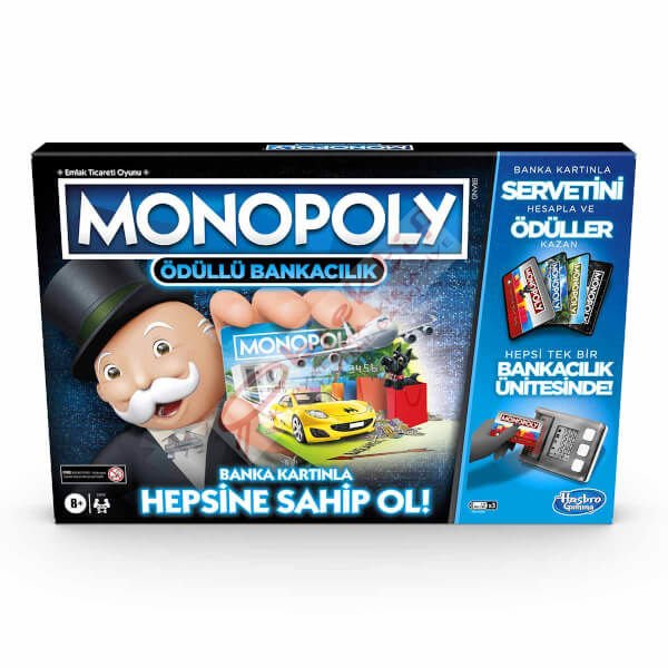 Monopoly Ödüllü Bankacılık Kutu Oyunu E8978