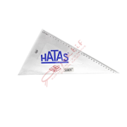 Hatas Öğrenci Gönyesi 60 Derece Plastik 30 CM 0801