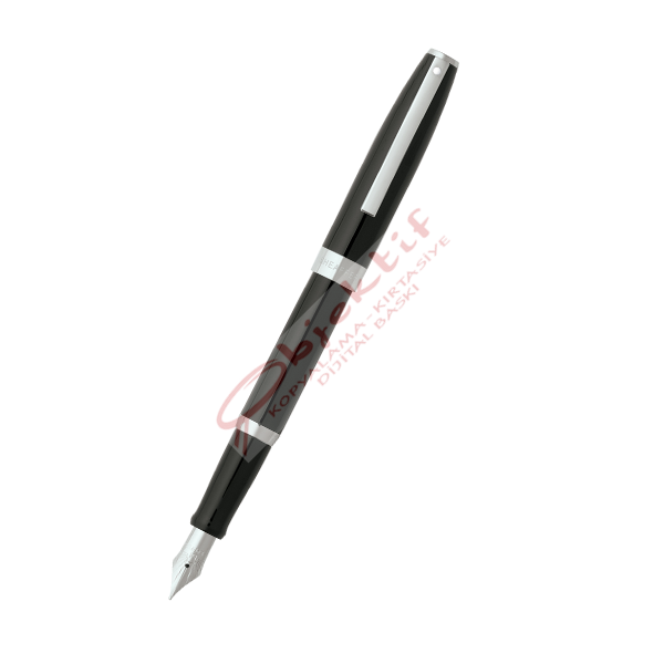 Sheaffer Dolma Kalem Sagaris Krom Klips Özel Hediye Kutulu Parlak Siyah 9470-0