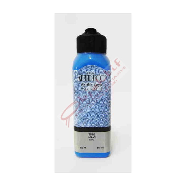 Artdeco Akrilik Boya 140 ML Mavi 070R-3610