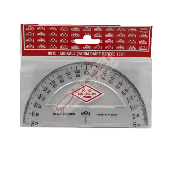 Hatas Minkale Plastik 180 Derece 15 CM 0910