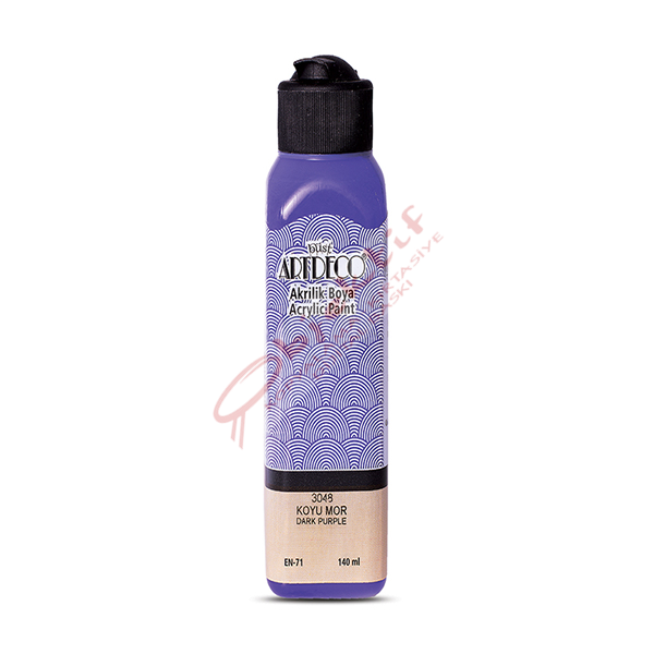 Artdeco Akrilik Boya 140 ML Koyu Mor 070R-3048