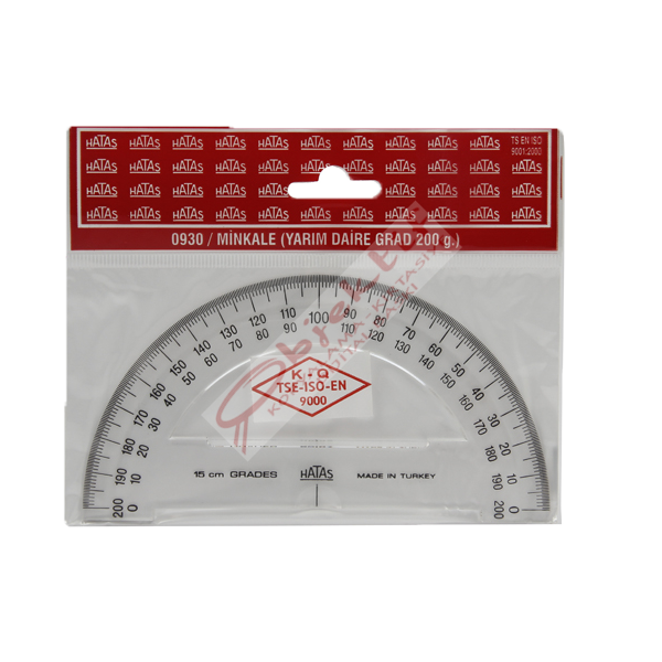 Hatas Minkale Plastik 200 Derece 15 CM 0930