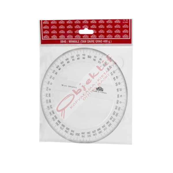 Hatas Minkale Plastik 400 Derece 15 CM 0940