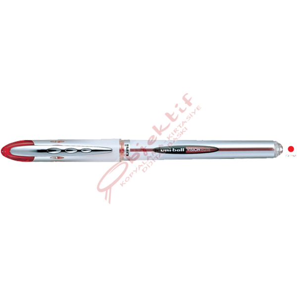 Uni-Ball Roller Kalem Vision Elite Bilye Uç 0.8 MM Kırmızı UB-200