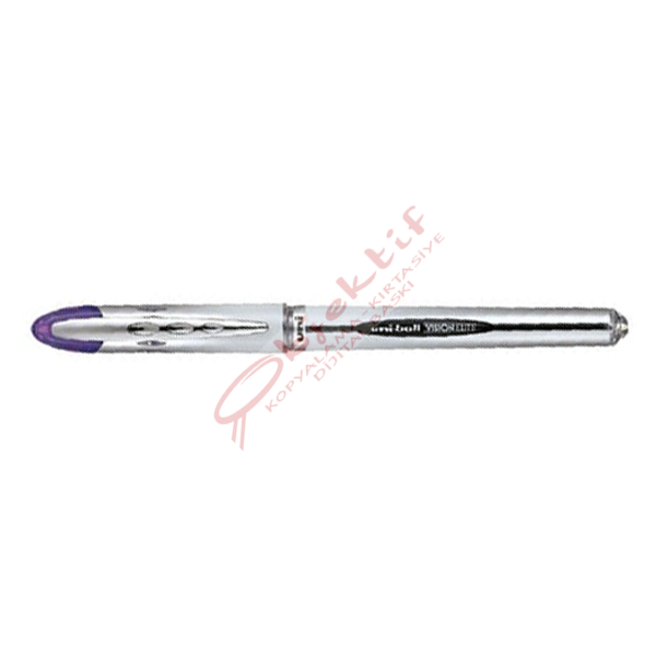 Uni-Ball Roller Kalem Vision Elite Bilye Uç 0.8 MM Mor UB-200