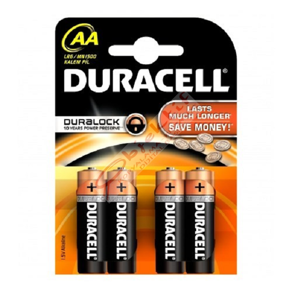 Duracell Alkalin Kalem Pil (AA) 4 LÜ Kartela