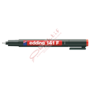Edding Asetat Kalemi Permanent F Seri 0.6 MM Kırmızı 141F
