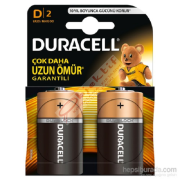 Duracell Alkalin Büyük Boy Pil (D) 2 Lİ Kartela