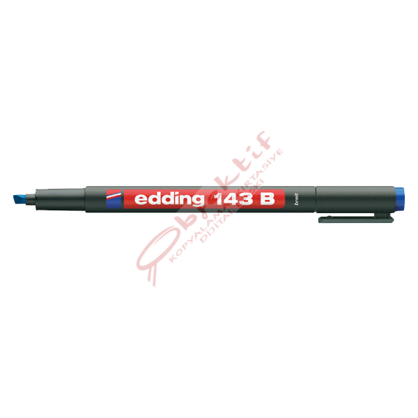 Edding Asetat Kalemi Permanent B Seri 1-3 MM Mavi 143 B