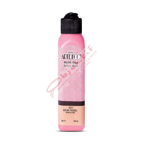 Artdeco Akrilik Boya 140 ML Sıcak Pembe 070R-3017