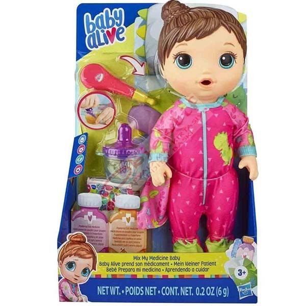 Baby Alive Bebeğim Hasta Oldu Kumral E6942