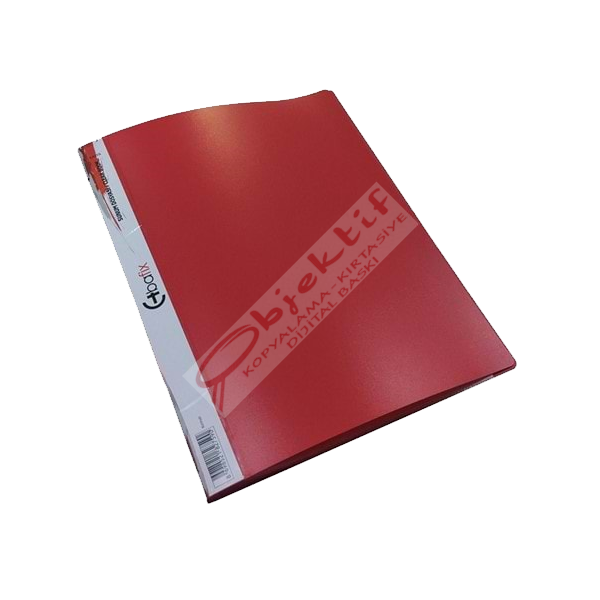 Bafix Katalog (Sunum) Dosya 80 Lİ A4 Kırmızı