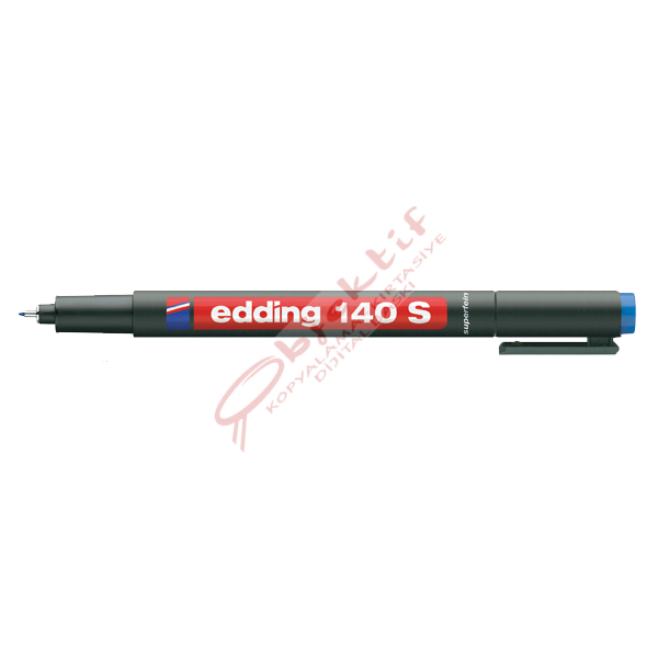 Edding Asetat Kalemi Permanent S Seri 0.3 MM Mavi 140 S