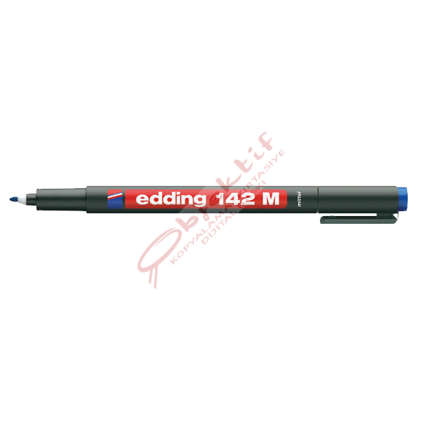 Edding Asetat Kalemi Permanent M Seri 1 MM Mavi 142 M